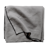 Mouse-grey linen tablecloth