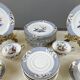 Service à thé/café 6 personnes en porcelaine de Haviland Limoges, XXe Siècle