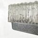 Plafonniers carrés en verre holophane, années 1960-1970