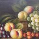 Table HST "Still Life with Fruits" M. Aaron (?) 20th century school