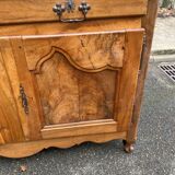 Louis XV buffet in solid wood, 18th century, 153cm.