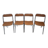 Set of four chairs stamped souvignet