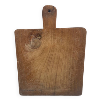 Ancienne planche à découper billot en bois ancien