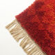 Vintage 70 s modernist handwoven Danish Wall Rug from CUM RYA, 1973
