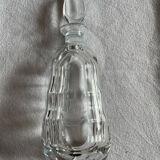 Crystal decanter with ship engraving