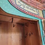 Armoire Autrichienne peinte à la main 19ème