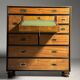 Campaign chest of drawers 19th century