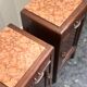 Tables de nuit Art Déco, Italie années 1930