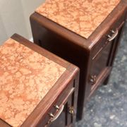 Tables de nuit Art Déco, Italie années 1930