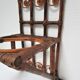peacock rattan shelf and bamboo vintage plant holder