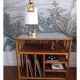 Vintage rattan vinyl cabinet