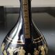 Small cobalt blue collectible greek vase/decor life scenes from greek mythology hand painted in 24c fine gold. 12 x 8 cm