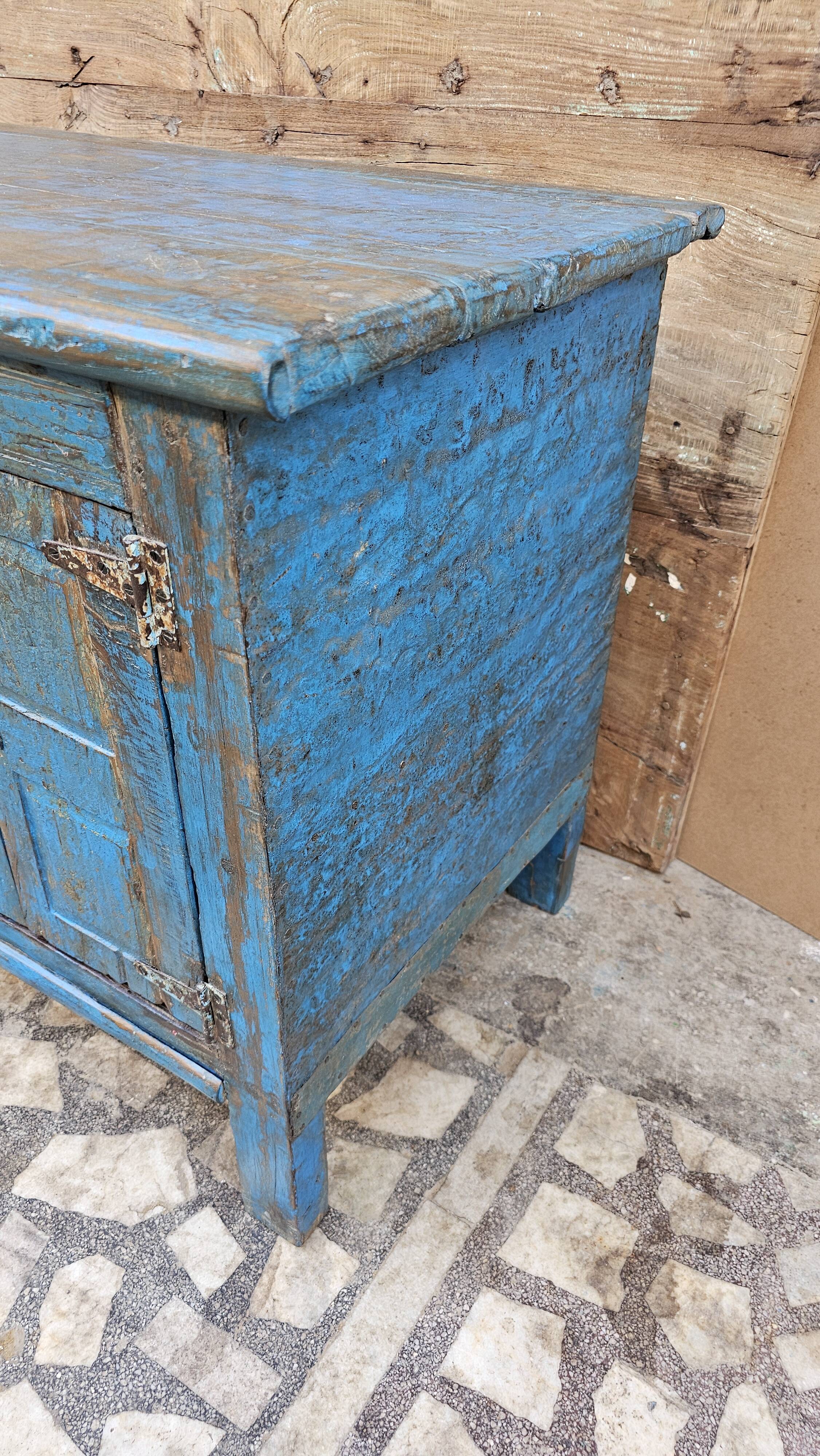 Ancien buffet en teck birman