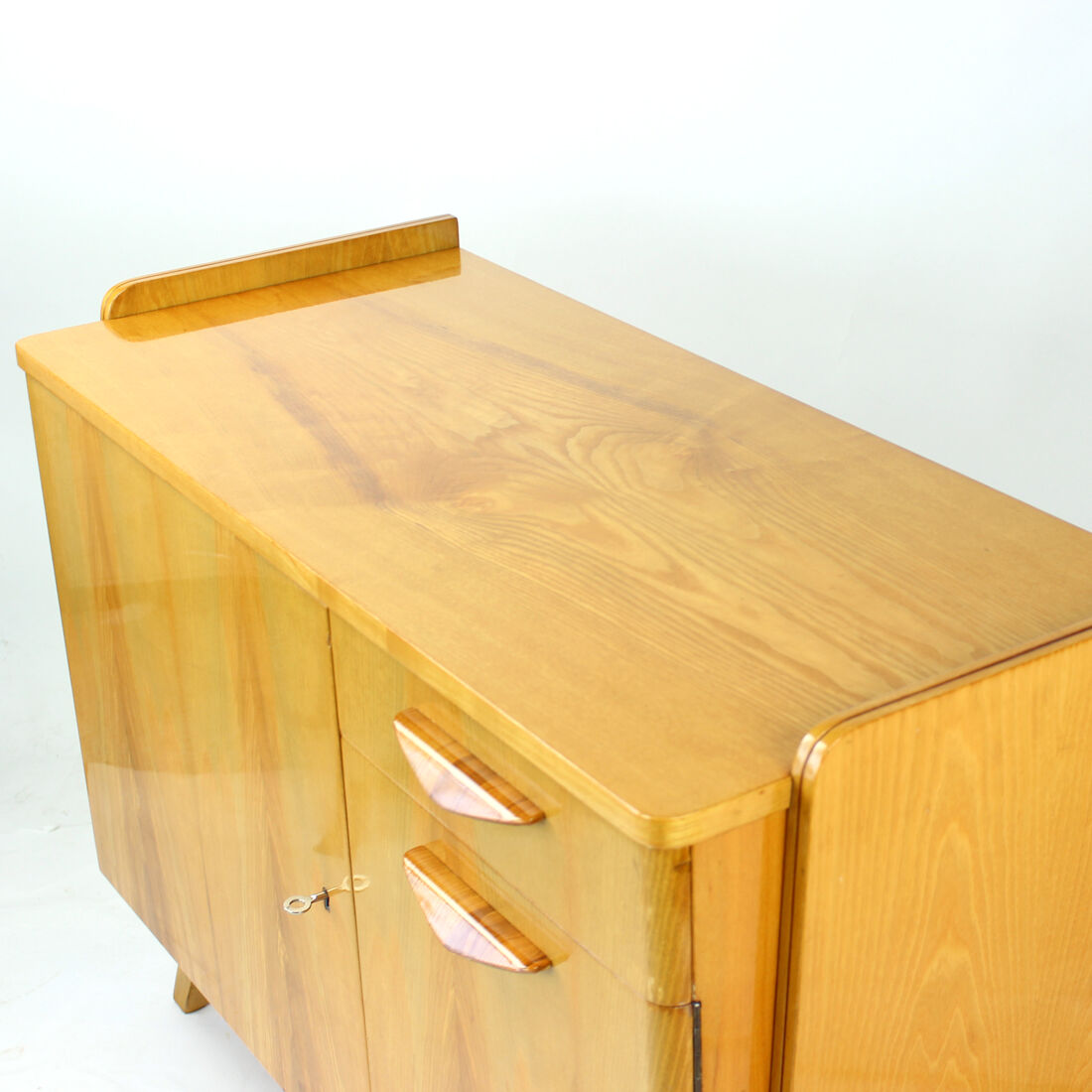 Blond oak sideboard by Tatra, Czechoslovakia, 1966
