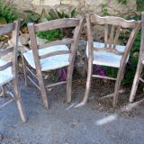 Lot 4 mulched chairs