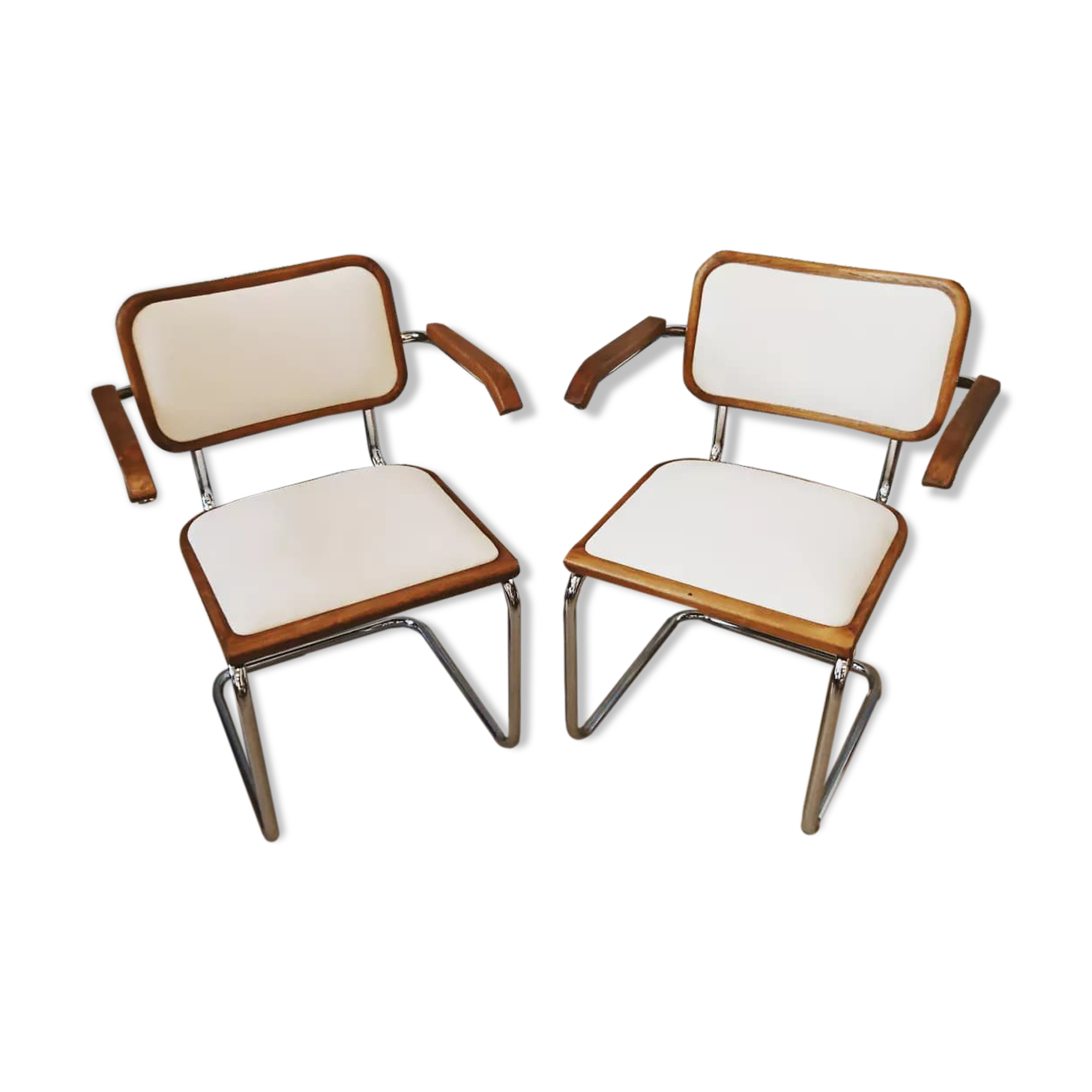 Cesca B64 armchairs by Marcel Breuer