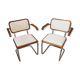Paire de fauteuils Cesca B64 de Marcel Breuer