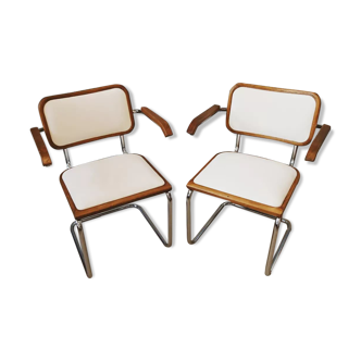 Cesca B64 armchairs by Marcel Breuer