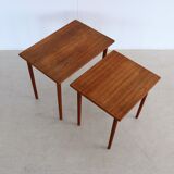 Vintage teak nesting tables