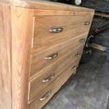 Solid walnut chest of drawers