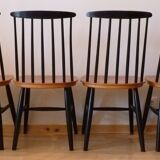 Lot of 4 chairs Fanett design Ilmari Tapiovaara