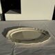 Large oval cream earthenware dish Sarreguemines France L44
