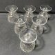 6 verres à vin Baccarat Lulli estampillés