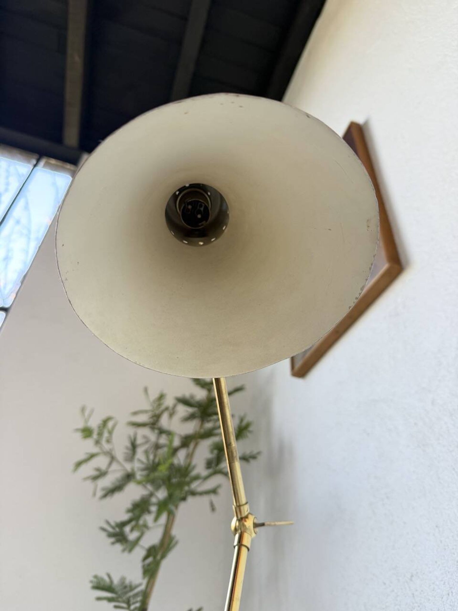 Lampe de bureau années 50 « diabolo » Aluminor
