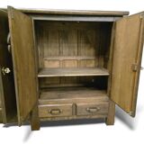 Vintage XL wooden buffet / sideboard / midboard