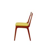 Vintage teak boomerang chair model 370 by Alfred Christensen, 1960s