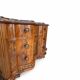 antique walnut serpentine commode