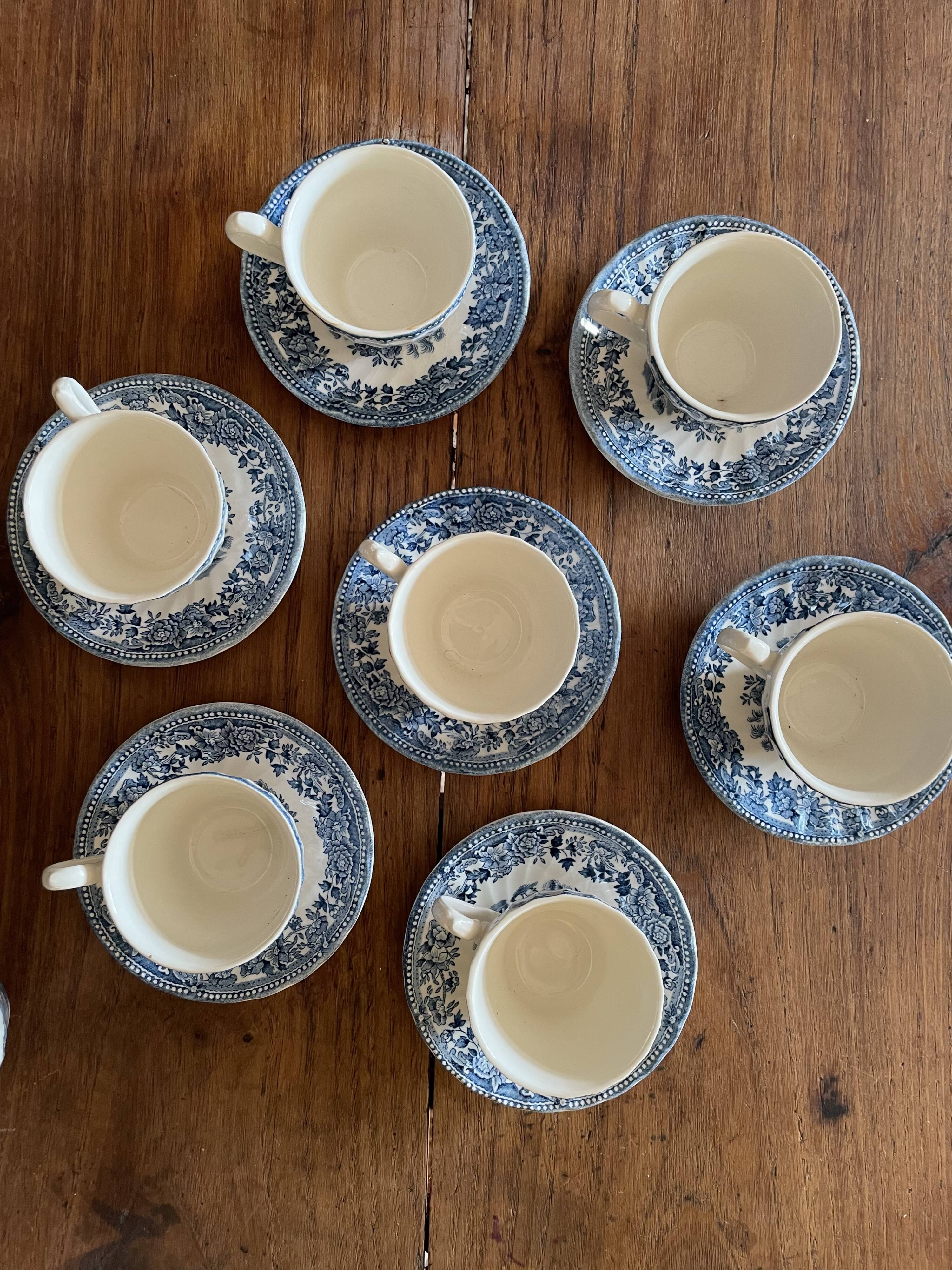 Service à café anglais Staffordshire