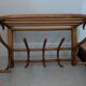 Fischel curved wood wall coat rack