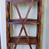 Teak shelves