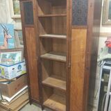 Library in wenge, ash and pine around 1930