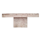 Travertine coffee table