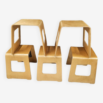Lot of 5 Lisa Noringer stools for Ikea 2000"