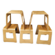 Lot 5 tabourets Lisa Noringer pour Ikea 2000"