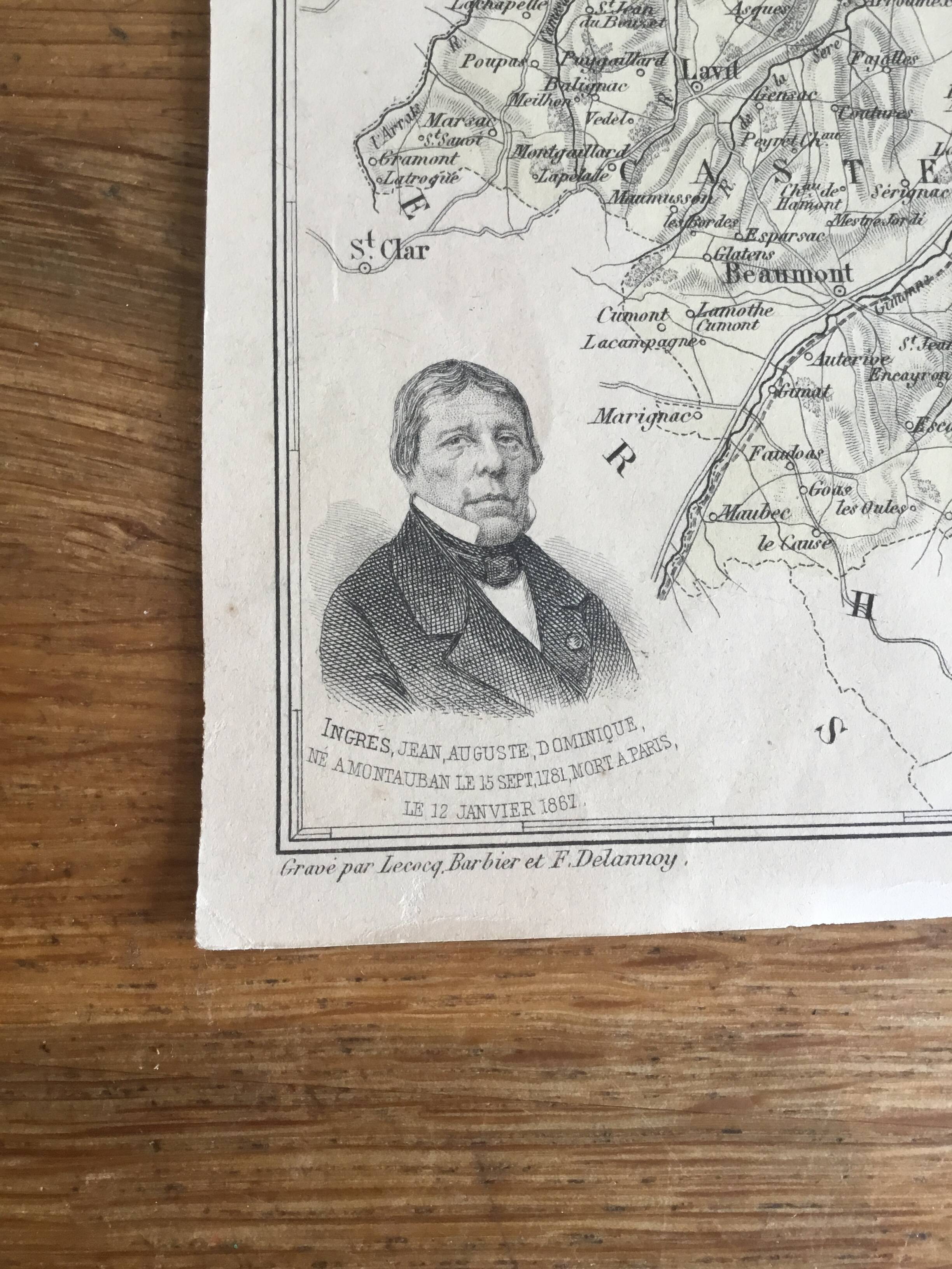 Map of Tarn-et-Garonne