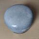 Blue covered pot with virebent