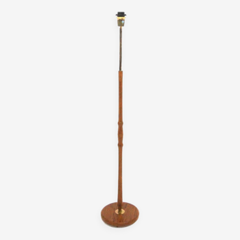 Scandinavian teak and metal floor lamp, Sweden, 1960