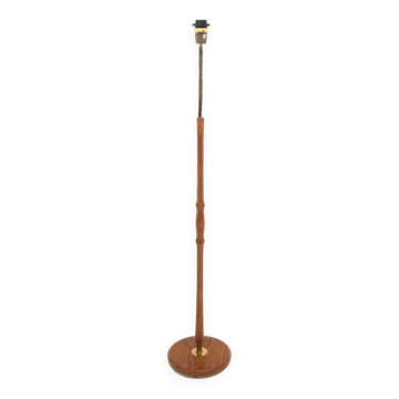 Scandinavian teak and metal floor lamp, Sweden, 1960