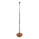 Scandinavian teak and metal floor lamp, Sweden, 1960