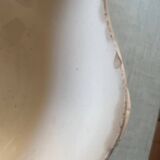 Gien polychrome gravy boat Carnation model