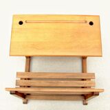 Miniature wooden desk for dolls