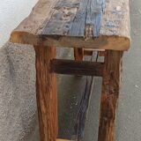 Old wooden console