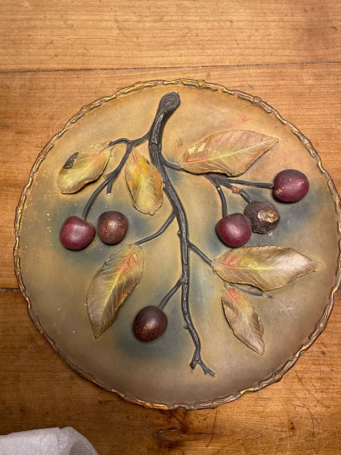 2 wall plates circa 1900