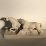 Vintage ceramic horses