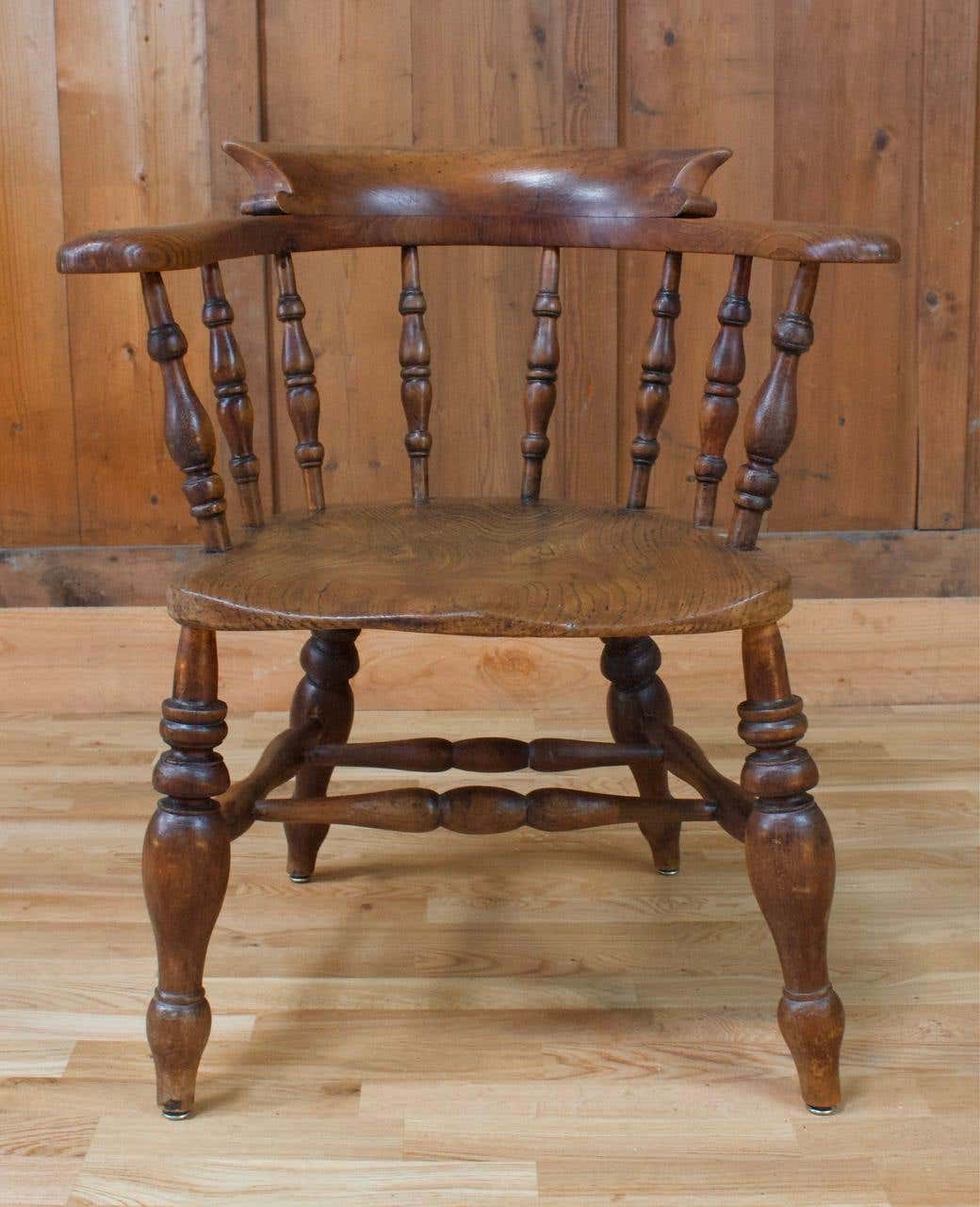Victorian captain's chair 19th century