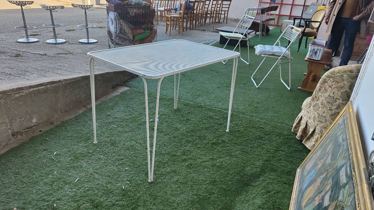 Table in the style of Mathieu Matégot, 1950s.